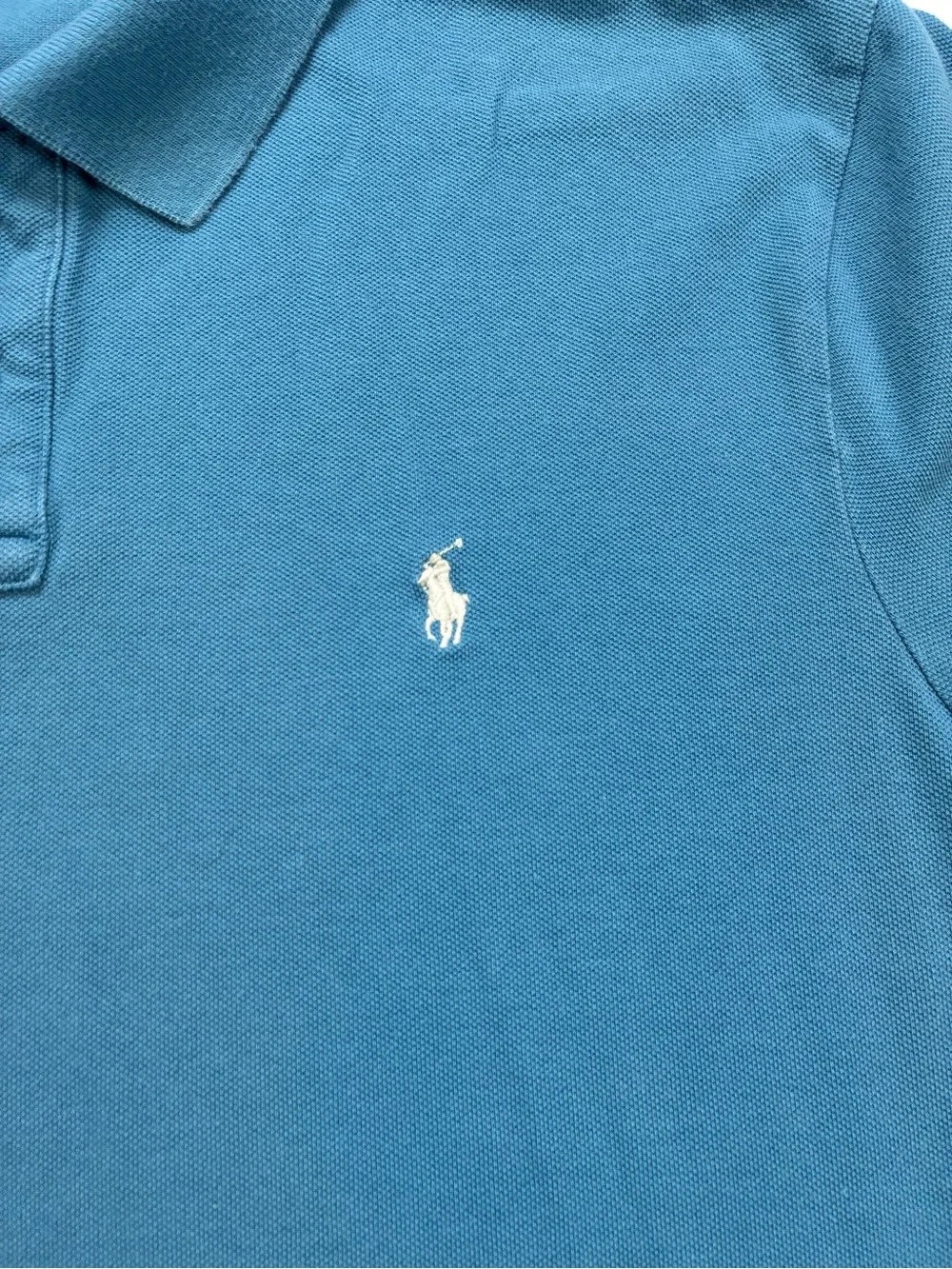 Ralph Lauren Men's Dark Teal Cotton Polo Shirt